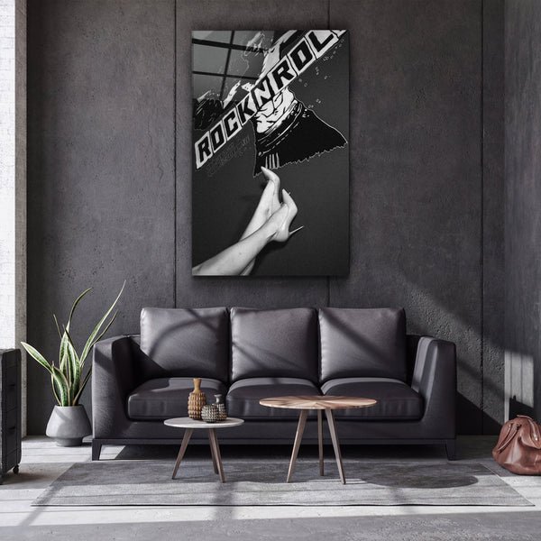 ・"Rock n Roll"・Designer's Collection Glass Wall Art - Image 2