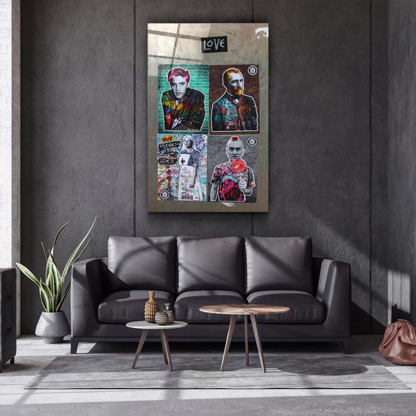 ・"Besties for the Resties"・Designer's Collection Glass Wall Art - Image 2