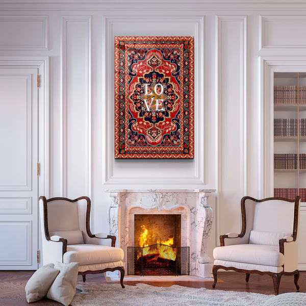 ・"Carpet Of Love"・Designers Collection Glass Wall Art - Image 3