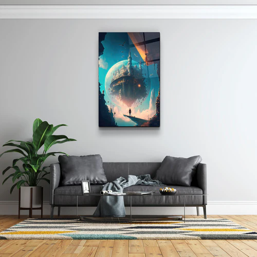 ・"In The Secret World V4"・Secret World Collection Glass Wall Art - Image 3