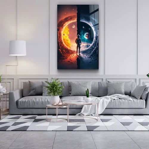 ・"The Gate"・Secret World Collection Glass Wall Art - Image 3