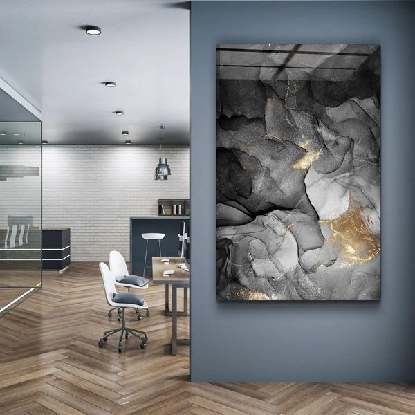 ・"Wave Pattern"・Glass Wall Art - Image 3