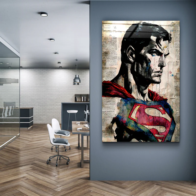 ・"Super Redesigned"・Designer's Collection Glass Wall Art - Image 3
