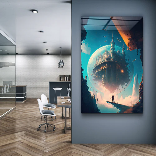 ・"In The Secret World V4"・Secret World Collection Glass Wall Art - Image 2