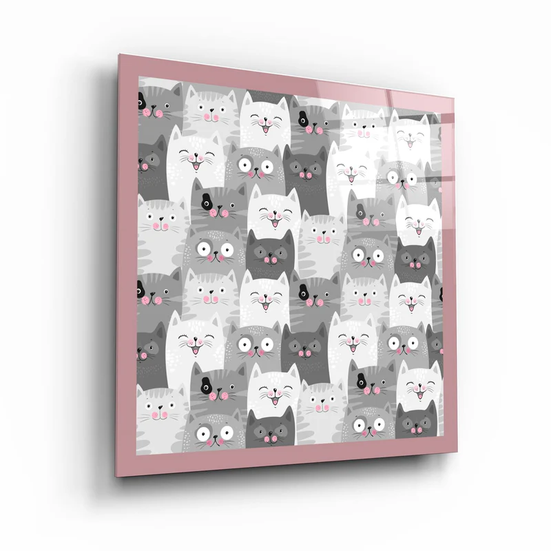 ・"Cats"・Glass Wall Art