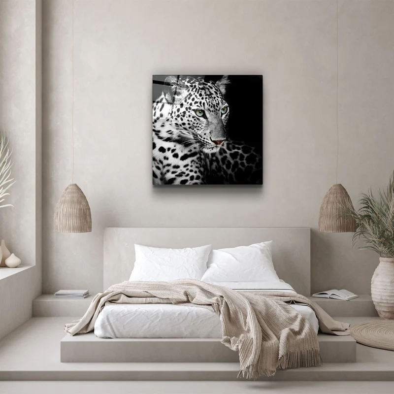 ・"Leopard"・Glass Wall Art - Image 3