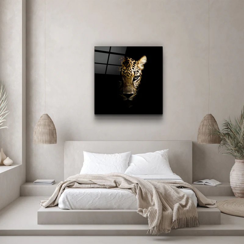 ・"Leopard"・Glass Wall Art - Image 2