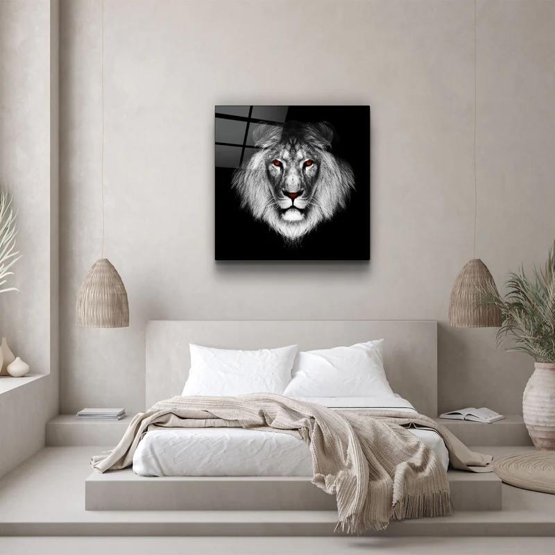 ・"Lion"・Glass Wall Art - Image 3