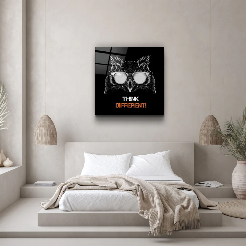 ・"Owl"・Glass Wall Art - Image 3