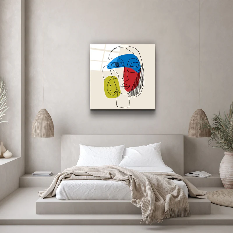 ・"Closeup Drawing"・Glass Wall Art - Image 3