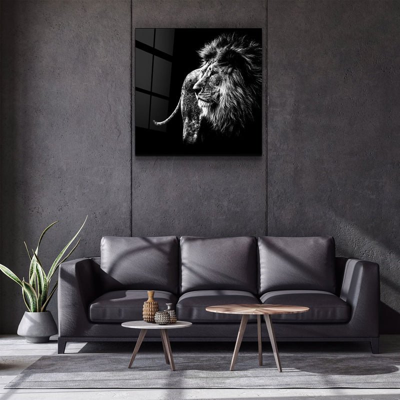 ・"Lion"・Glass Wall Art - Image 2