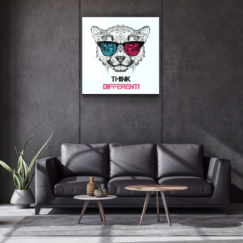 ・"Think Different"・Glass Wall Art - Image 2