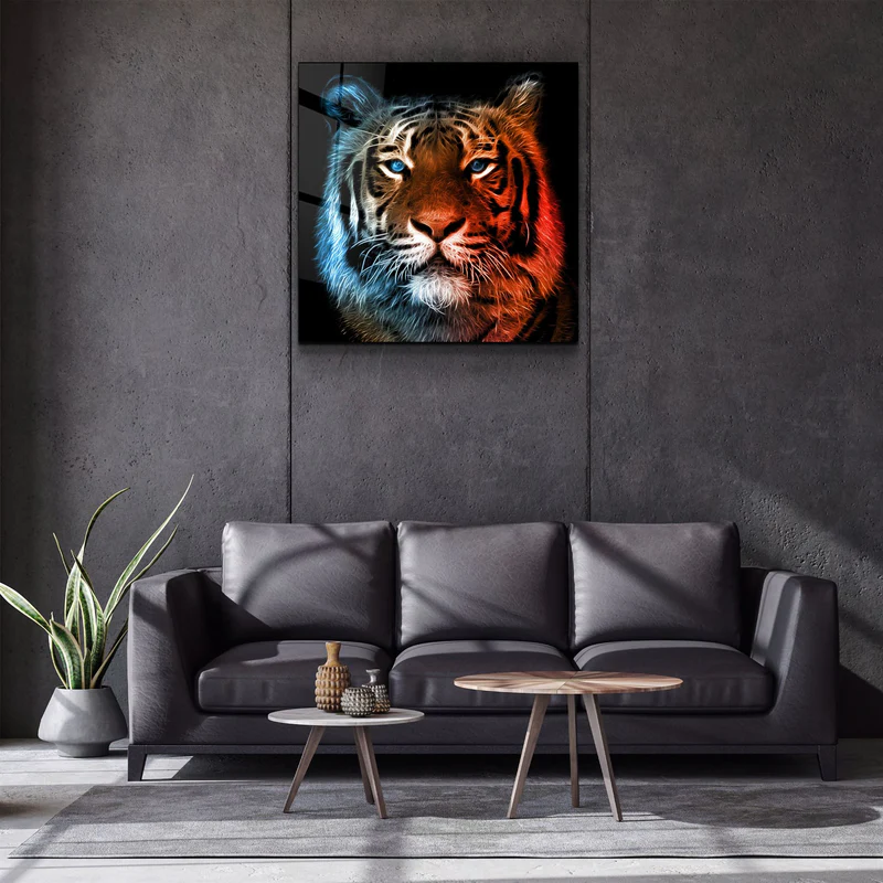 ・"Tiger"・Glass Wall Art - Image 2