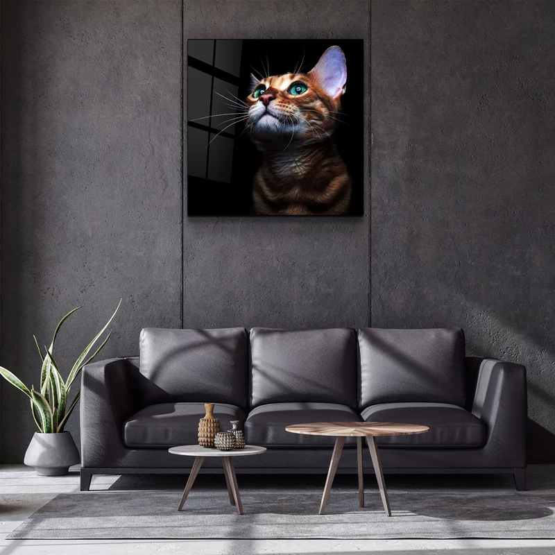 ・"Kitten"・Glass Wall Art - Image 2