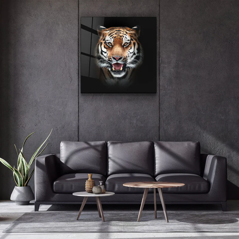 ・"Tiger"・Glass Wall Art - Image 2