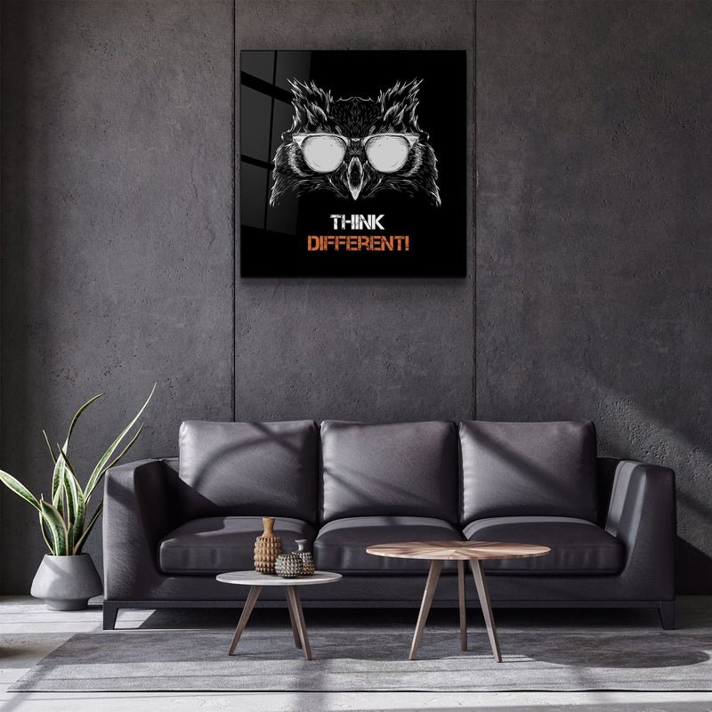 ・"Owl"・Glass Wall Art - Image 2