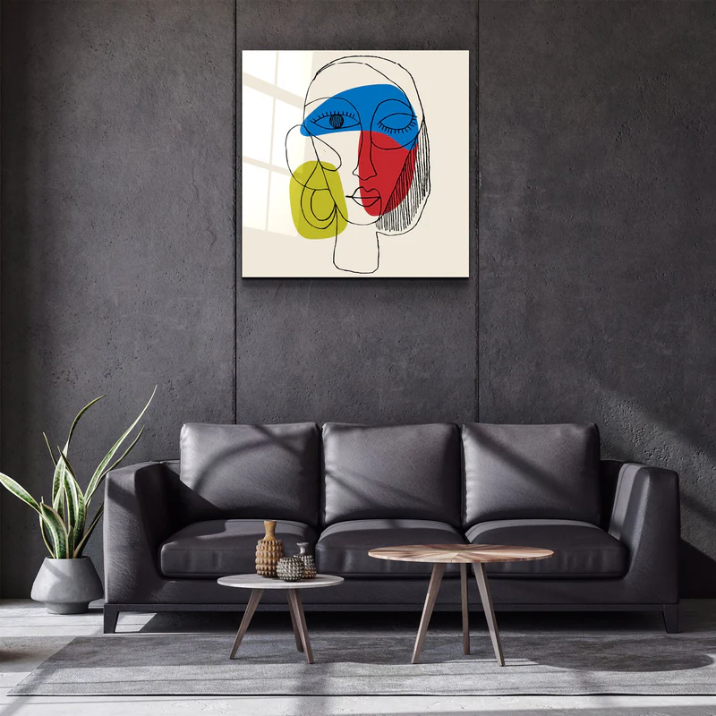・"Closeup Drawing"・Glass Wall Art - Image 2