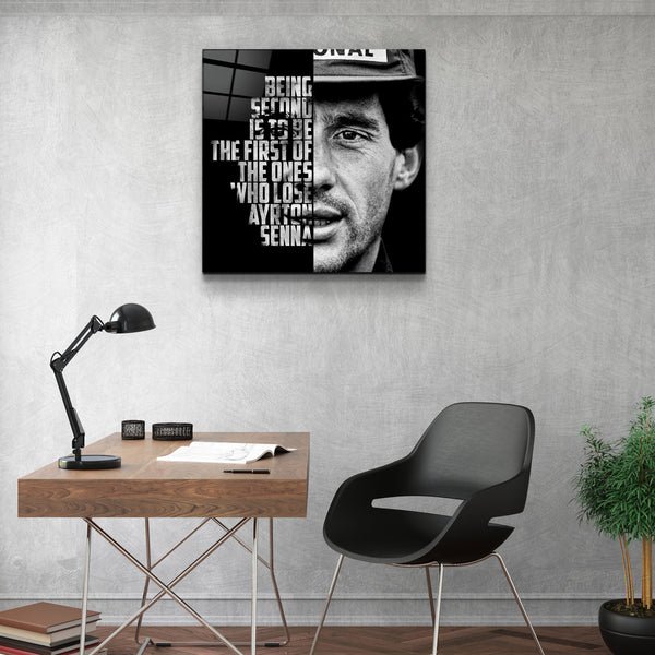 ・"Ayrton Senna"・Designers Collection Glass Wall Art - Image 3
