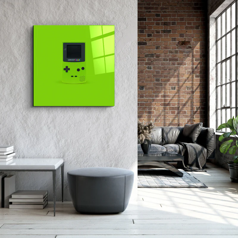 ."GameBoy". Designer's Collection Glass Wall Art - Image 2