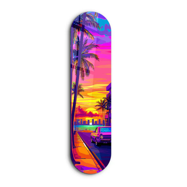 Miami 2 | Glass Wall Art
