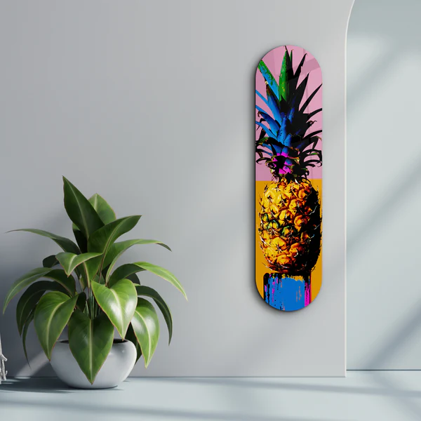 Ananas | Glass Wall Art - Image 3
