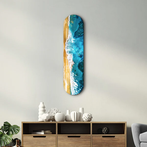 Beach | Glass Wall Art - Image 2