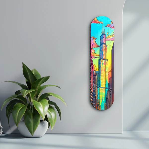 Chicago | Glass Wall Art - Image 3