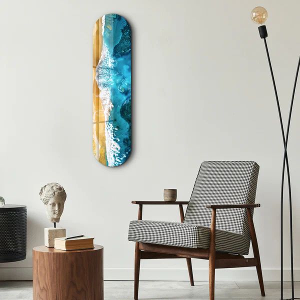 Beach | Glass Wall Art - Image 3