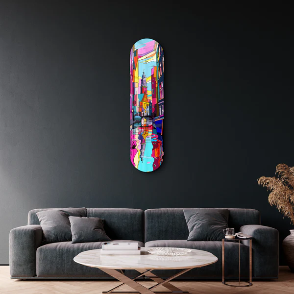 Amsterdam | Glass Wall Art - Image 3