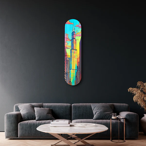 Chicago | Glass Wall Art - Image 2
