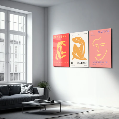 ・"H. Matisse Classics 1 - Trio"・Glass Wall Art - Image 2