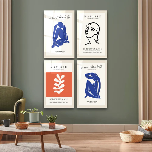 ."Matisse Quadro ". Contemporary Gallery Collection Glass Wall Art - Image 2