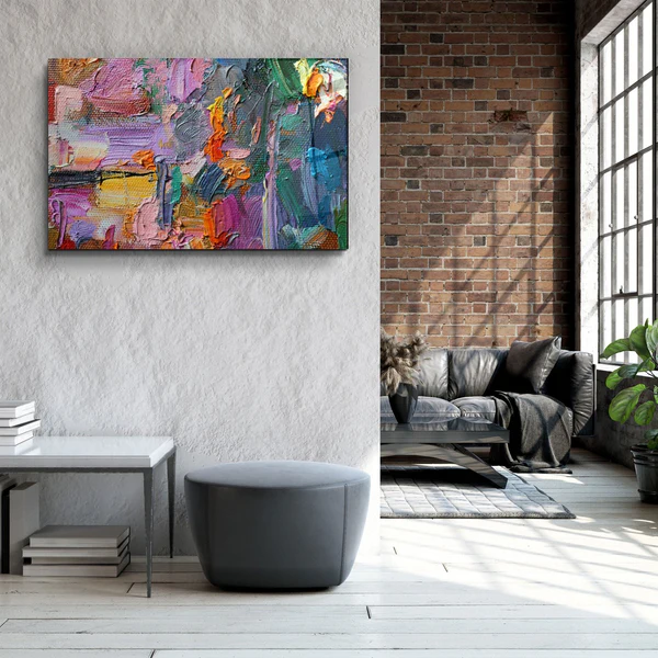・"Cotton Candy Forest"・Secret World Collection Glass Wall Art - Image 2