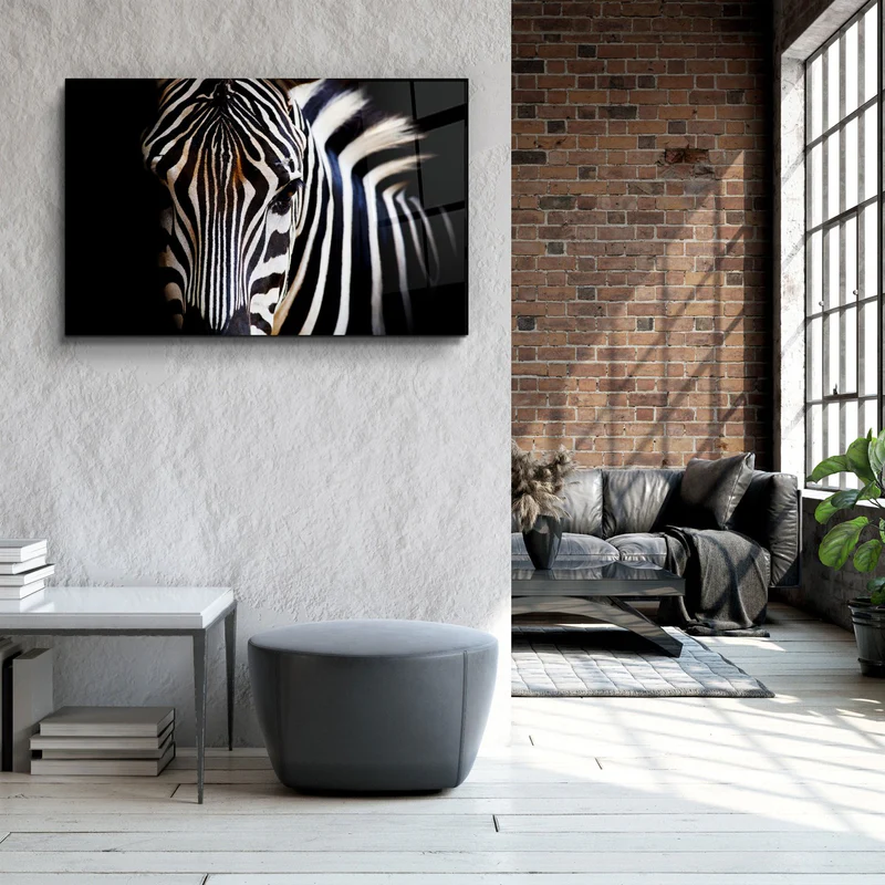 ・"Zebra"・Glass Wall Art - Image 3