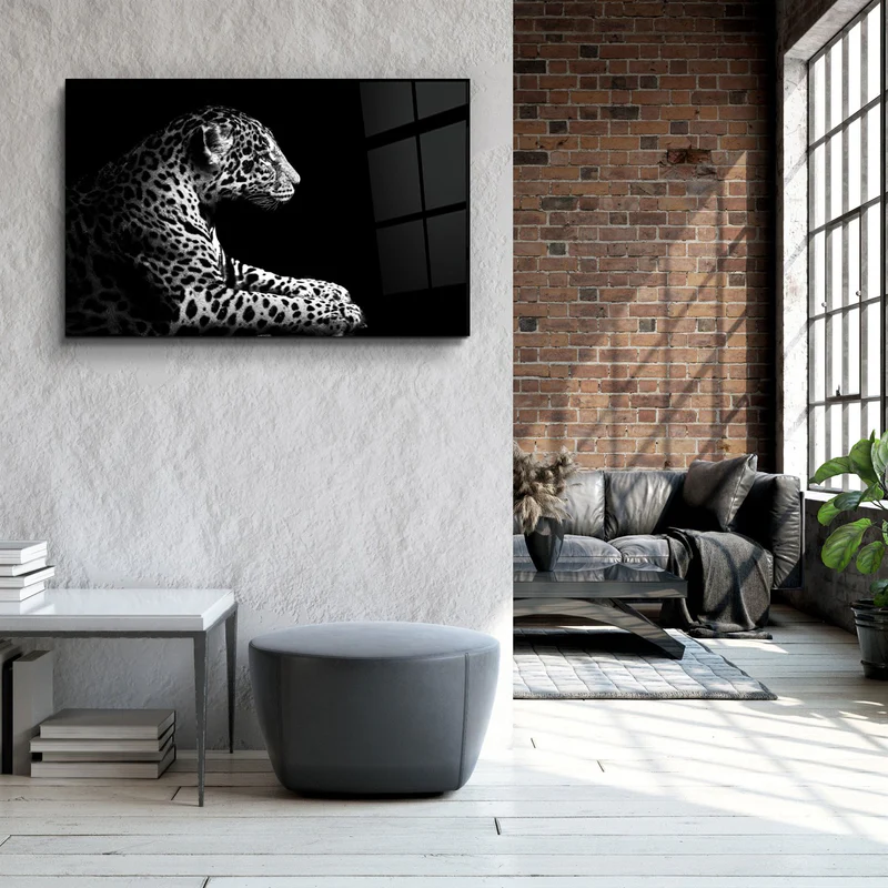 ・"Leopard"・Glass Wall Art - Image 2