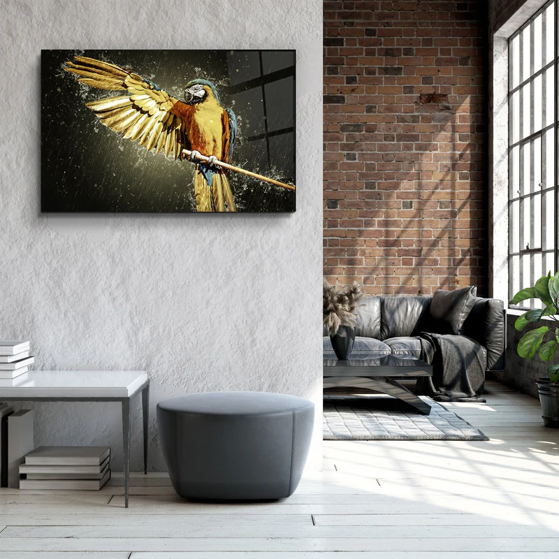 ・"Parrot"・Glass Wall Art - Image 3
