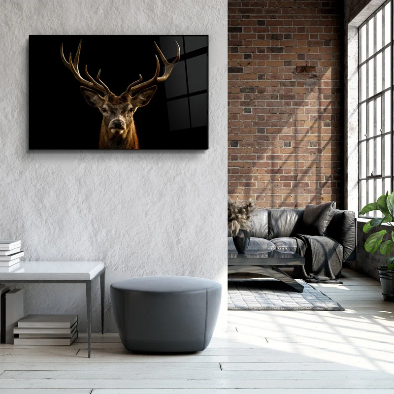 ・"TheDeer"・Glass Wall Art - Image 3