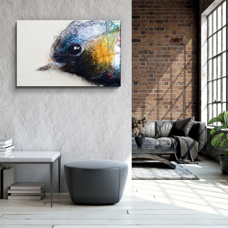・"The Bird"・Glass Wall Art - Image 2