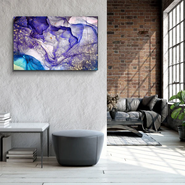 ・"Marble Design 4"・Glass Wall Art - Image 3