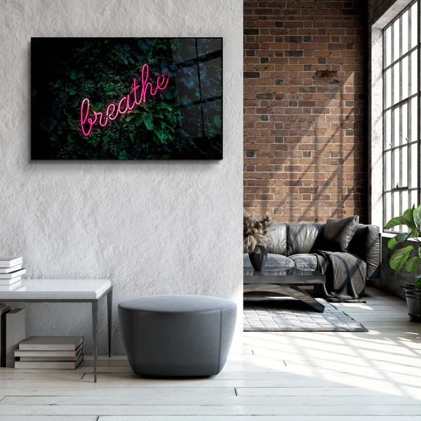 ・"Breathe"・Designer's Collection Glass Wall Art - Image 3