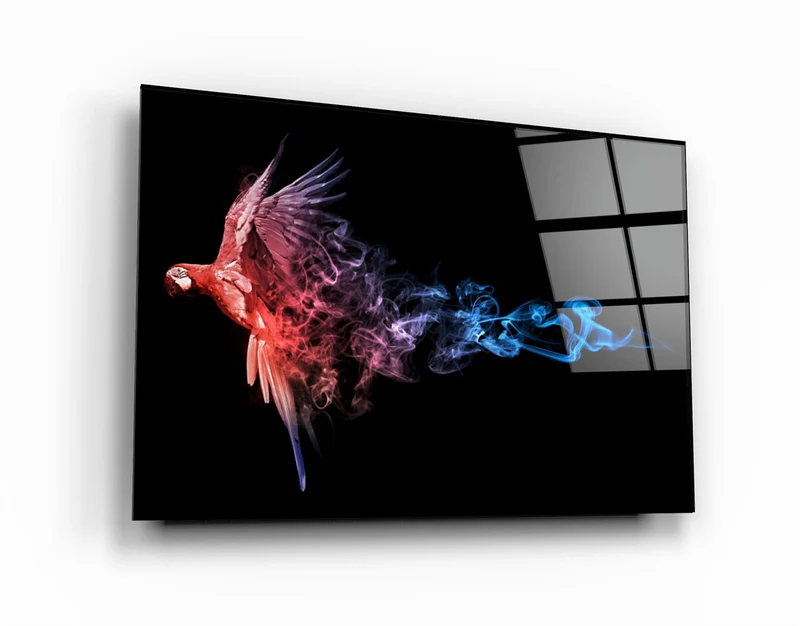 ・"Parrot"・Glass Wall Art