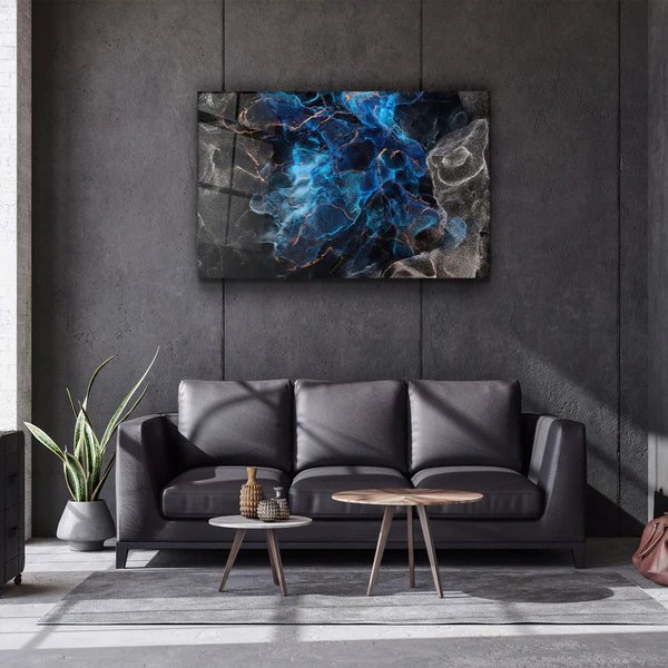 ・"Marble Design V1"・Glass Wall Art - Image 2