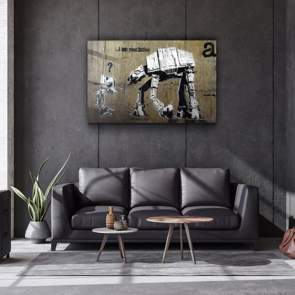 ・"Banksy - I am Your Father"・Glass Wall Art - Image 2