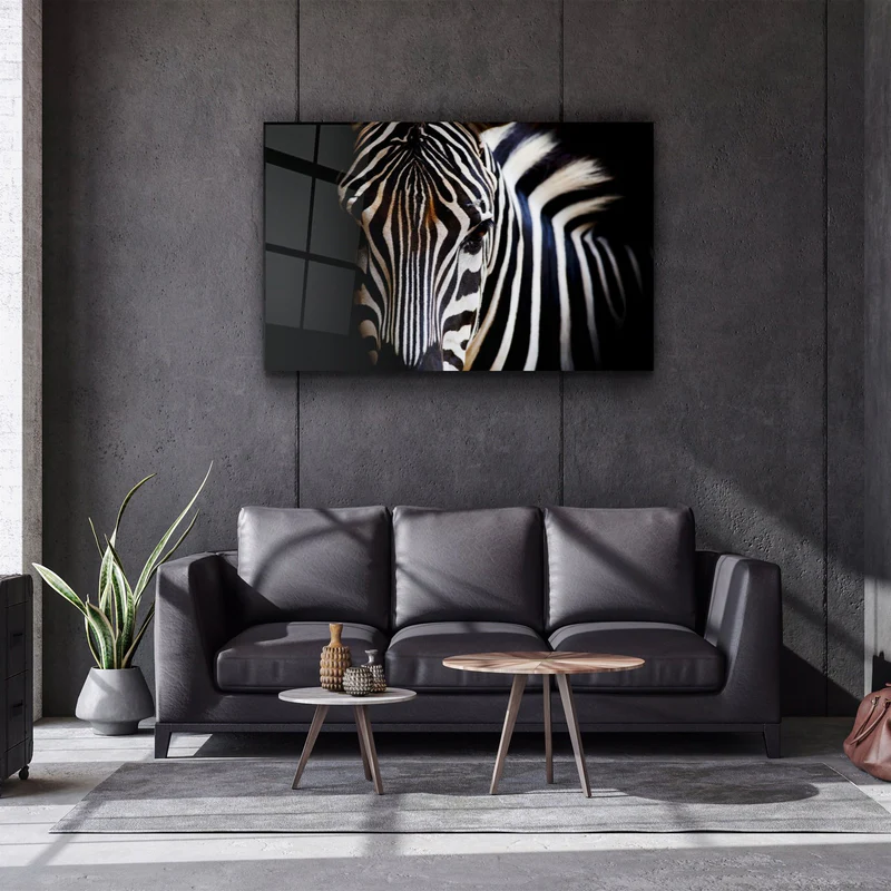 ・"Zebra"・Glass Wall Art - Image 2