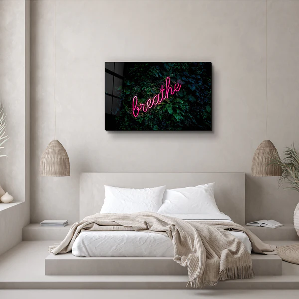 ・"Breathe"・Designer's Collection Glass Wall Art - Image 2