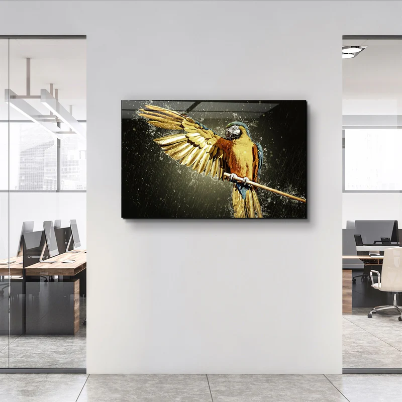 ・"Parrot"・Glass Wall Art - Image 2
