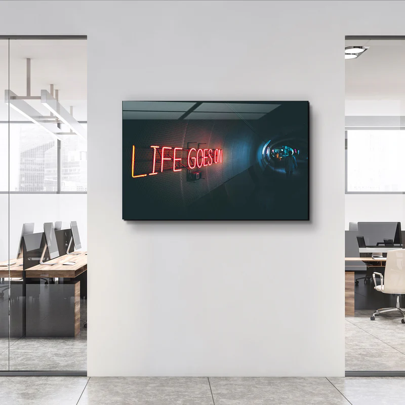 ・"Life Goes On"・Designer's Collection Glass Wall Art - Image 3