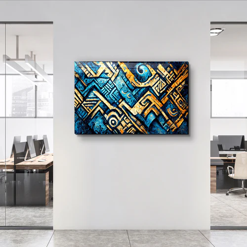 ・"Wall of the Secret World"・ Glass Wall Art - Image 3